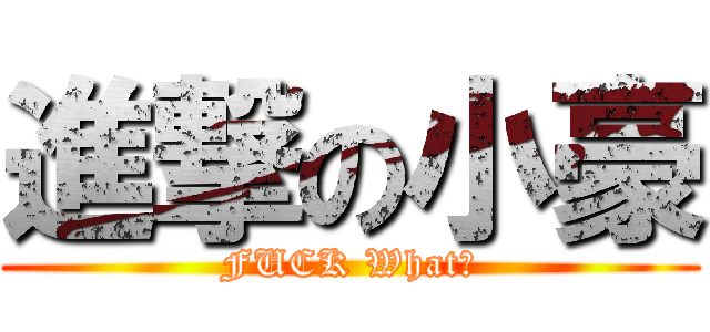 進撃の小豪 (FUCK What?)