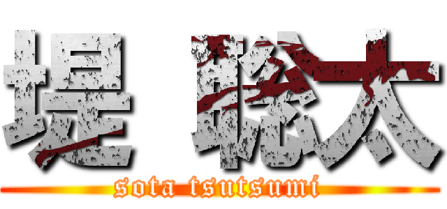 堤 聡太 (sota tsutsumi)