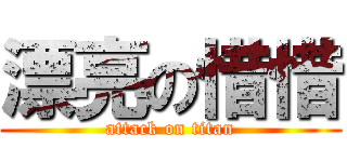 漂亮の惜惜 (attack on titan)