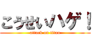 こうせいハゲ！ (attack on titan)