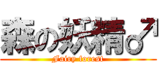 森の妖精♂ (Fairy forest)