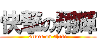 快撃の翔輝 (attack on shoki)