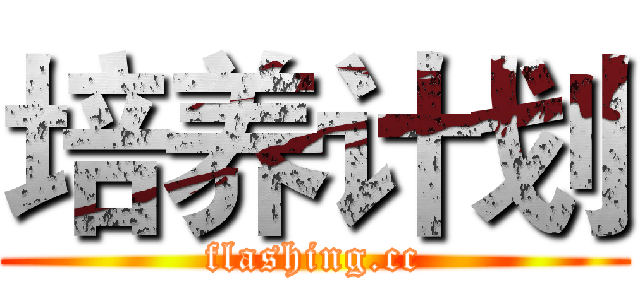 培养计划 (flashing.cc)
