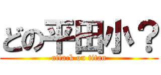 どの平田小？ (attack on titan)