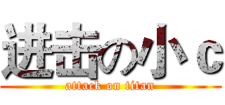 进击の小ｃ (attack on titan)