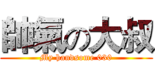 帥氣の大叔 (My handsome 030)