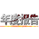 年度报告 (annual report)