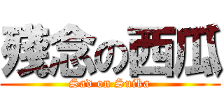 殘念の西瓜 (Sad on Suika)