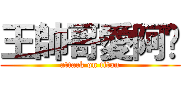 王帥哥愛阿奶 (attack on titan)