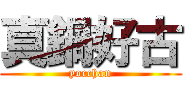 真鍋好古 (yocchan)