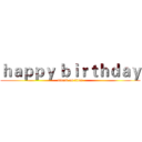 ｈａｐｐｙ ｂｉｒｔｈｄａｙ (attack on titan)