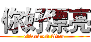 你好漂亮 (attack on titan)