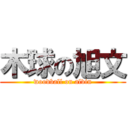 木球の旭文 (woodball on alvin)