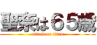 聖奈は６５歳 (attack on titan)