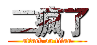 二疯了 (attack on titan)