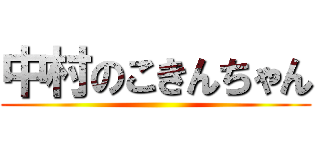 中村のこきんちゃん ()