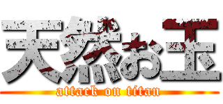 天然お玉 (attack on titan)