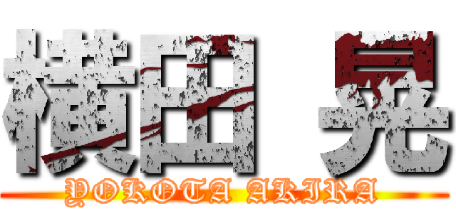 横田 晃 (YOKOTA AKIRA)