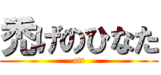 禿げのひなた (att)