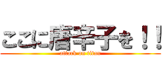 ここに唐辛子を！！ (attack on titan)