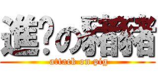 進擊の豬豬 ( attack on pig)