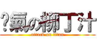 煞氣の柳丁汁 (attack on titan)