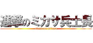 進撃のミカサ兵士長 (attack on mikasa)
