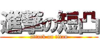 進撃の短凸 (attack on titan)