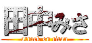 田中みさ (attack on titan)