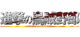 進撃の烏賊野郎 (attack on mikunin)