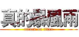 真的暴風雨 (attack on titan)