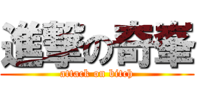 進撃の奇峯 (attack on bitch)