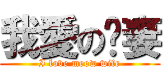 我愛の喵妻 (I love meow wife)