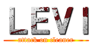 ＬＥＶＩ (attack on cleaner)