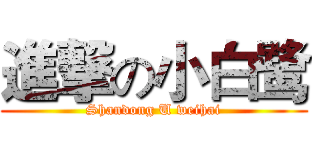 進撃の小白鹭 (Shandong U weihai)