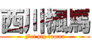 西川楓馬 (Fat pig fuman)