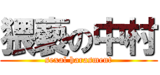 猥褻の中村 (sexal harasment)