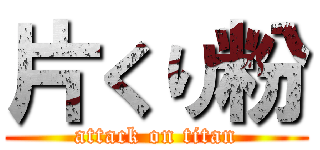 片くり粉 (attack on titan)