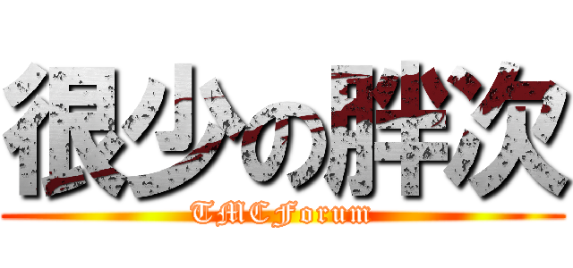 很少の胖次 (TMCForum)