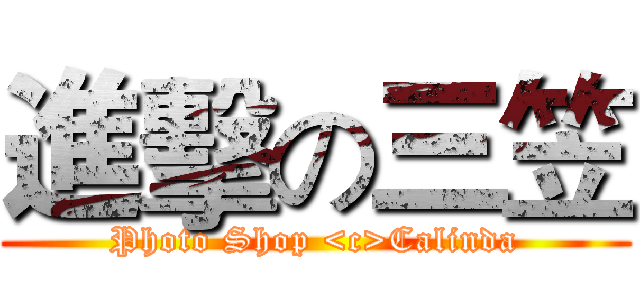 進擊の三笠 (Photo Shop <c>Calinda)