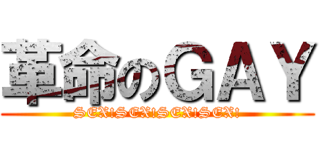 革命のＧＡＹ (SEX!SEX!SEX!SEX!)