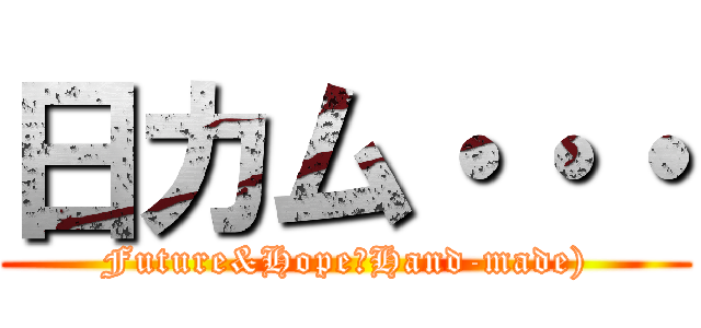 日カム・・・ (Future&Hope（Hand-made))