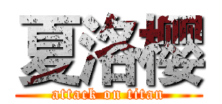夏洛樱 (attack on titan)
