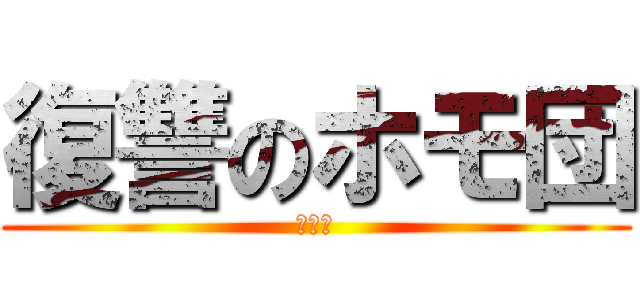 復讐のホモ団 (ホモォ)