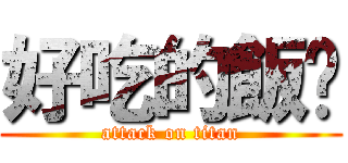 好吃的飯糰 (attack on titan)