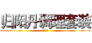 归阳丹调理套装 (调理套装)