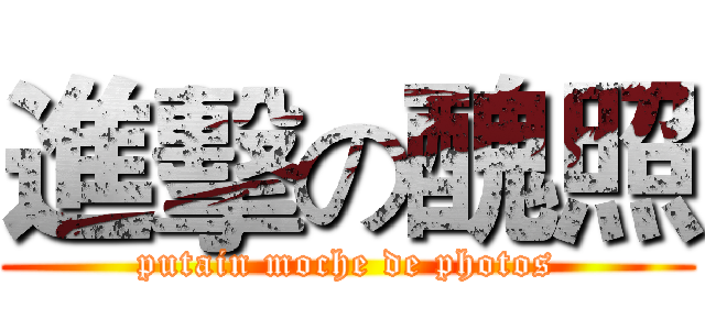 進擊の醜照 (putain moche de photos)