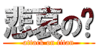 悲哀の郝 (attack on titan)