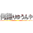 何撮りゆうんや ()