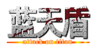 蓝天盾 (attack on titan)